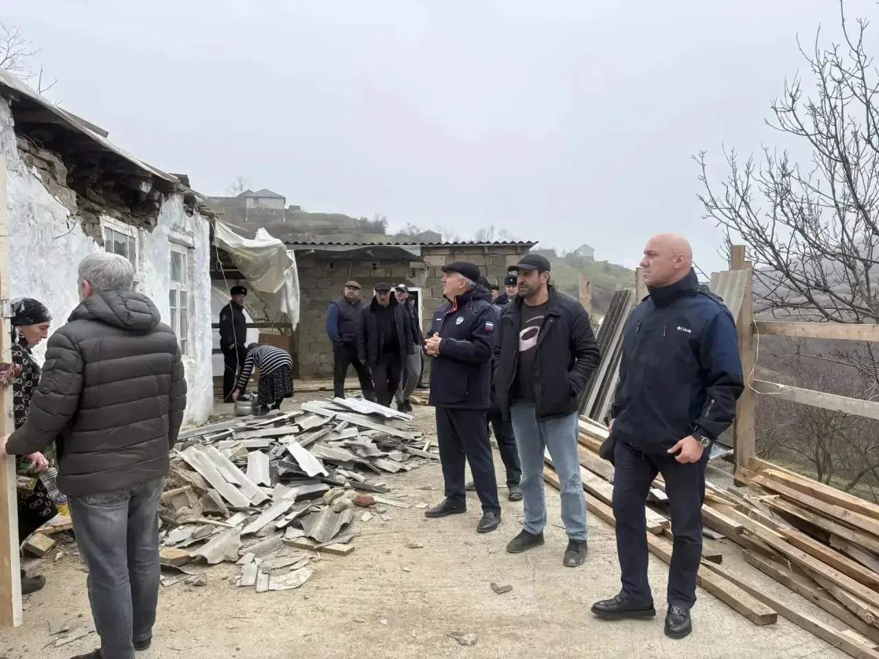 Глава Сергокалинского района оценил ущерб от стихии в селе Нижние Мулебки