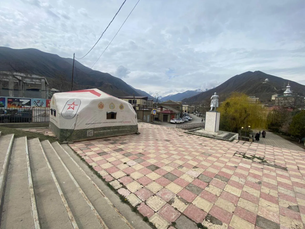 В Ахты открылся временный пункт отбора на контрактную службу