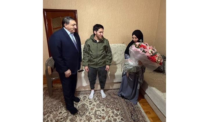 Джамаладин Гасанов навестил семью героя СВО Закарьи Алиева в Цунтинском районе