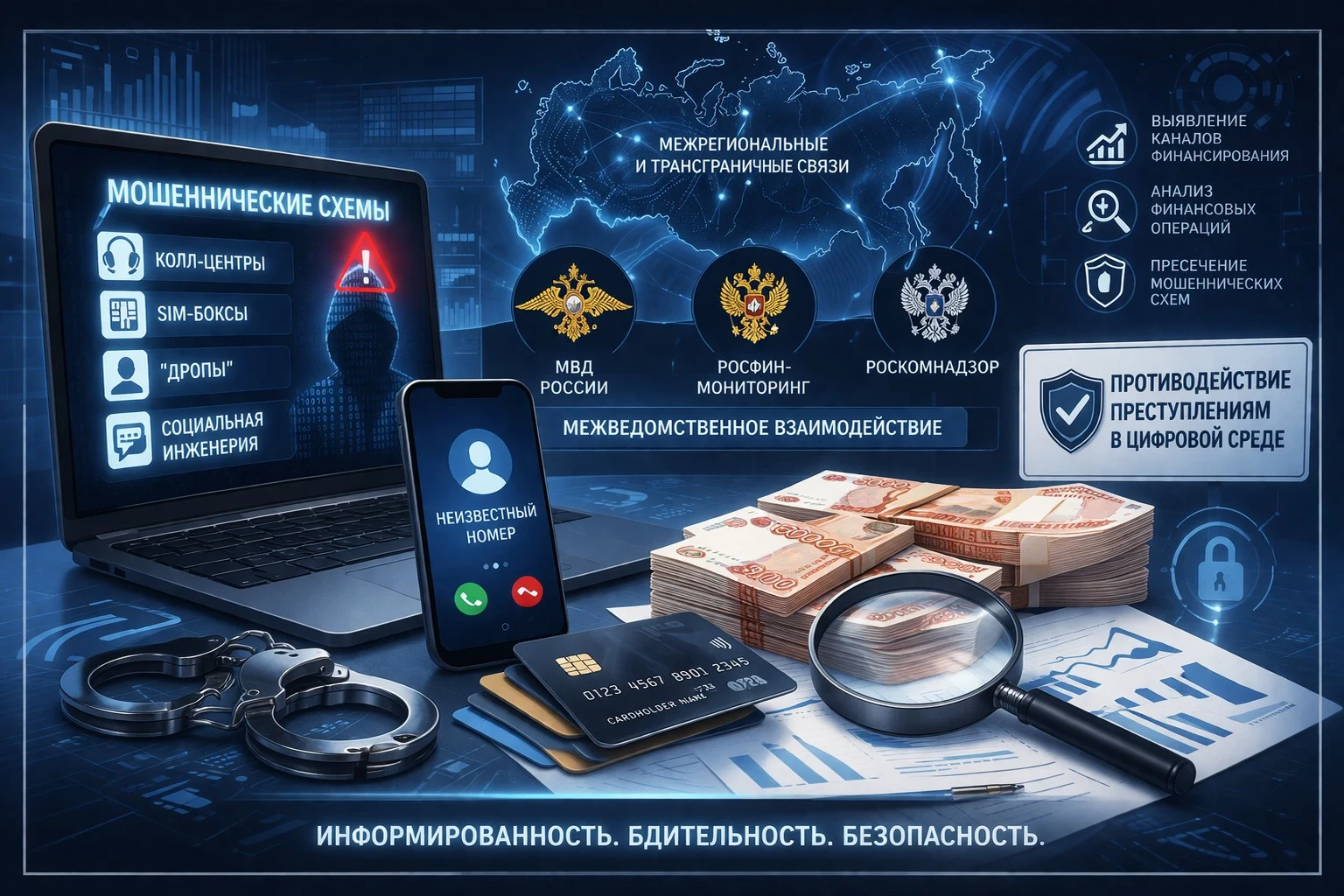 Финансовые схемы под прицелом: как противостоят преступлениям в цифровой среде