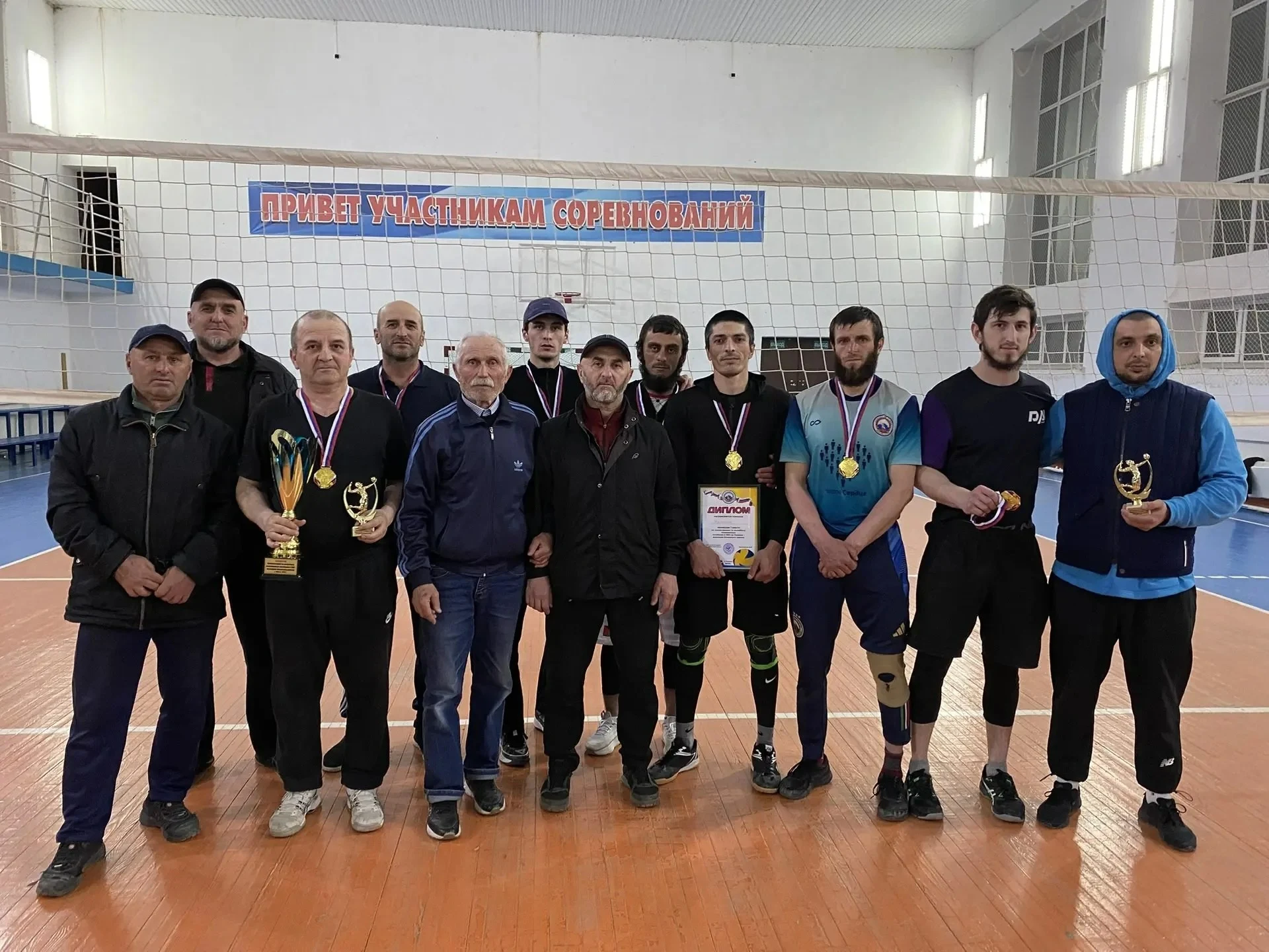 В Ахвахском районе прошел турнир по волейболу памяти погибших участников СВО
