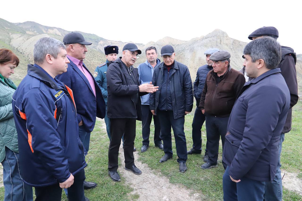 Правительственная комиссия проинспектировала состояние водохранилищ в Табасаранском районе