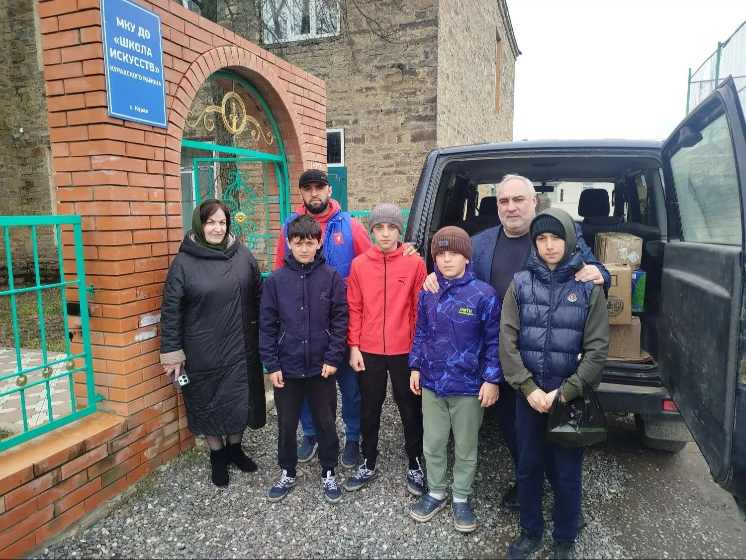 Из Курахского района отправили очередной гуманитарный груз в зону СВО