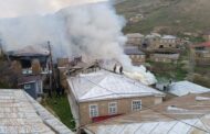 Пожар уничтожил два дома в селе Кунды