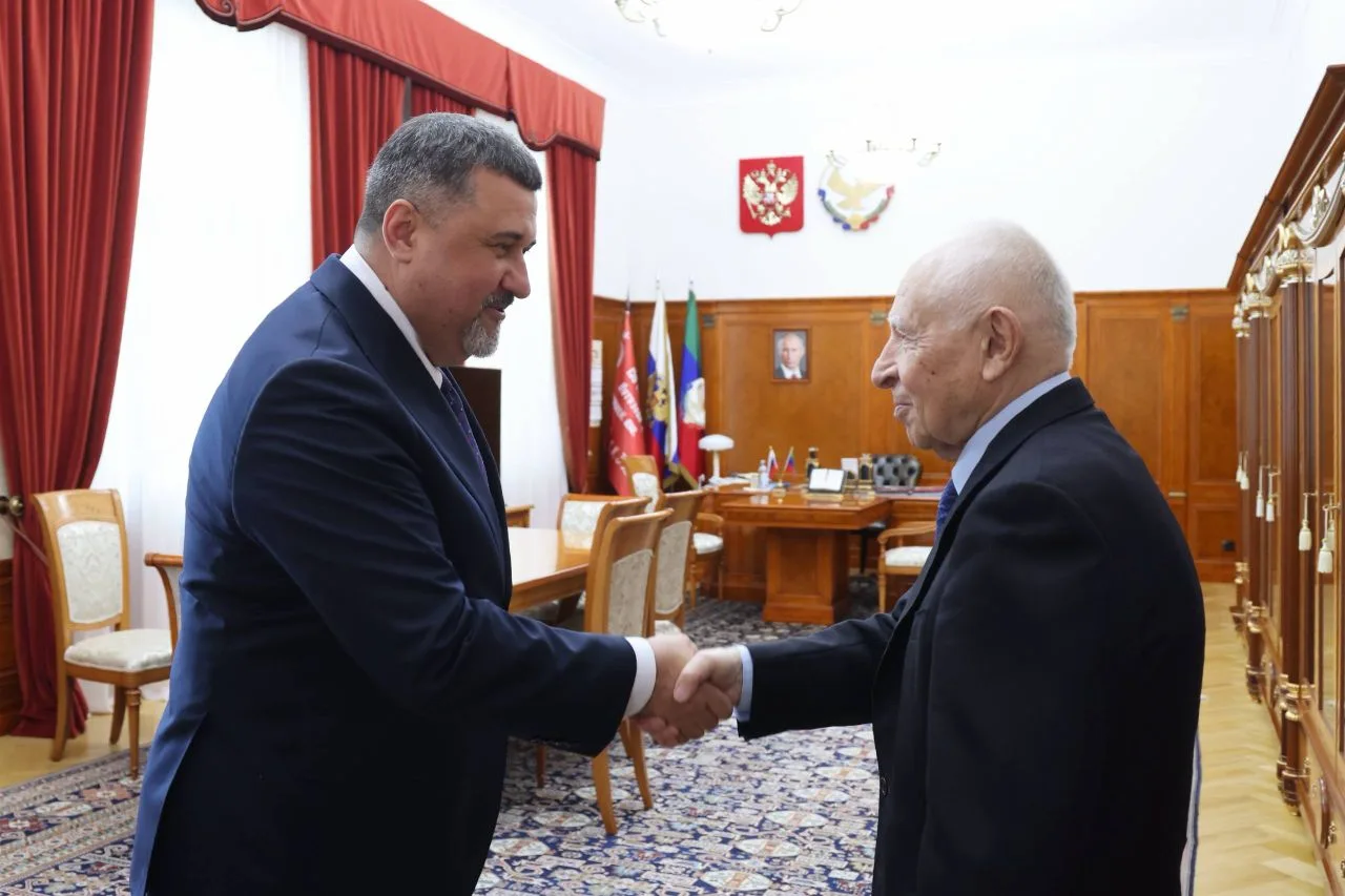 Фёдор Щукин встретился с первым президентом Дагестана Муху Алиевым