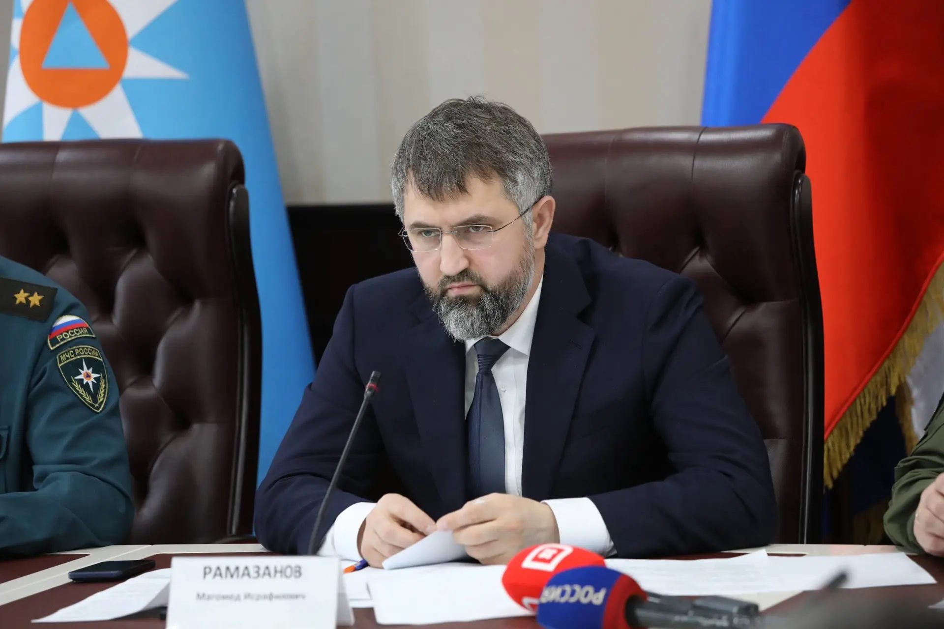  Рамазанов: все службы Дагестана переведены на круглосуточный режим из-за ЧС