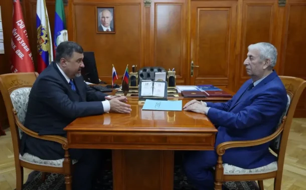 Федор Щукин встретился с председателем Совета старейшин Дагестана Ибрагимом Ибрагимовым