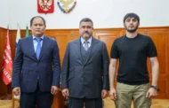 Фёдор Щукин провёл встречу с командиром батальона «Каспий»