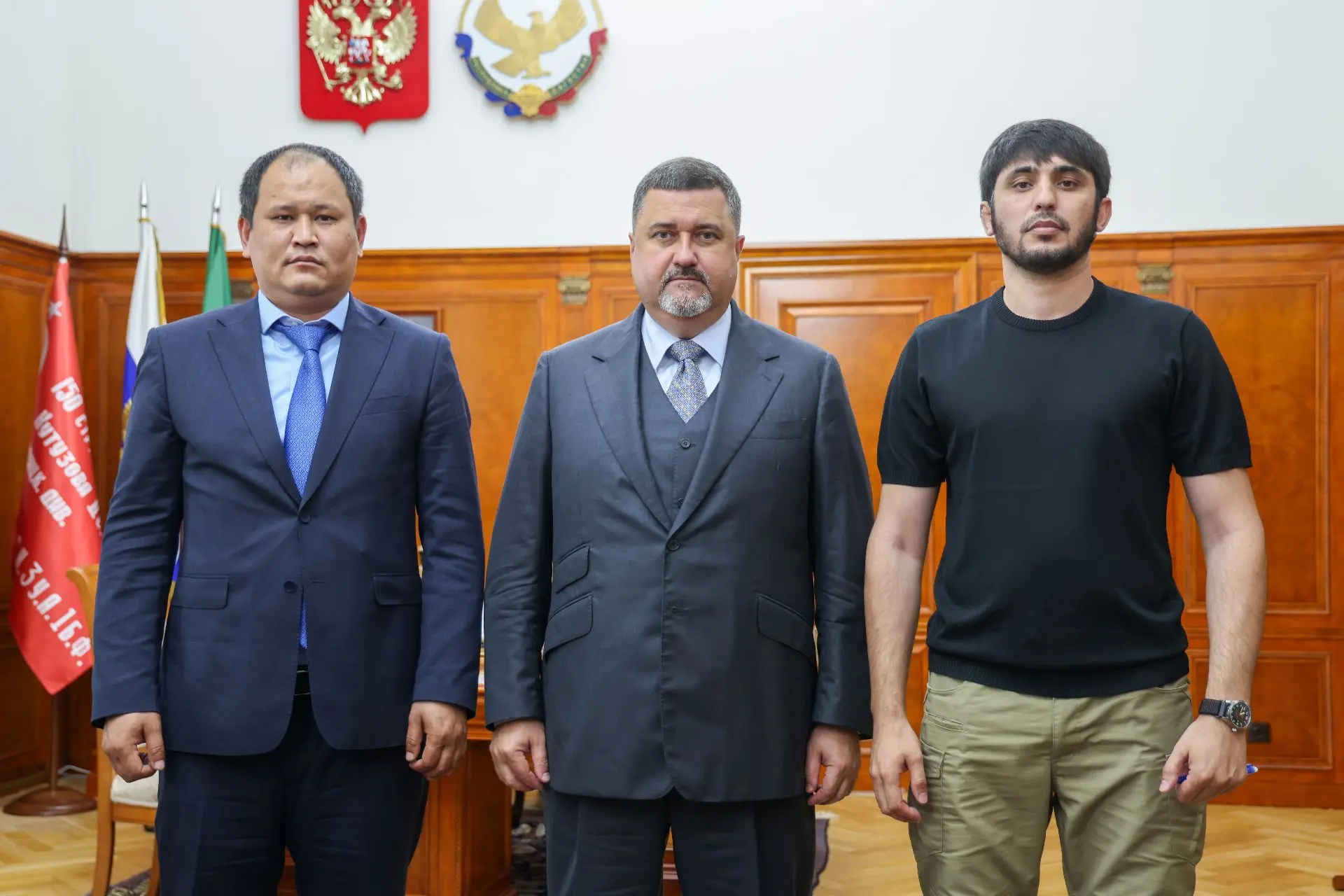 Фёдор Щукин провёл встречу с командиром батальона «Каспий»