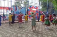 В Ногайском районе открыли новую волейбольную площадку в рамках проекта «Формирование комфортной городской среды»