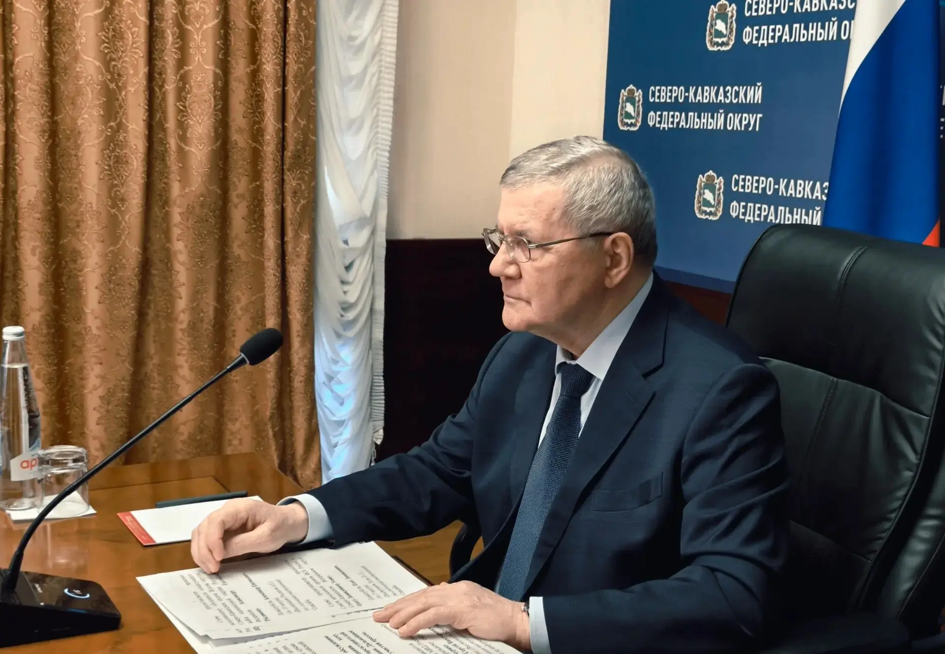 Фёдор Щукин доложил о готовности Дагестана к выборам на совещании у полпреда Юрия Чайки