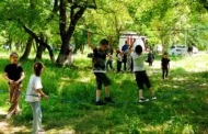Фонд «Кавказ для Победы» организовал спортивно-патриотическую смену для детей участников СВО в Кайтагском районе