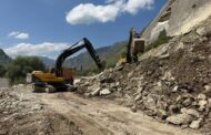 В Гергебильском районе восстанавливают дорогу после ливней
