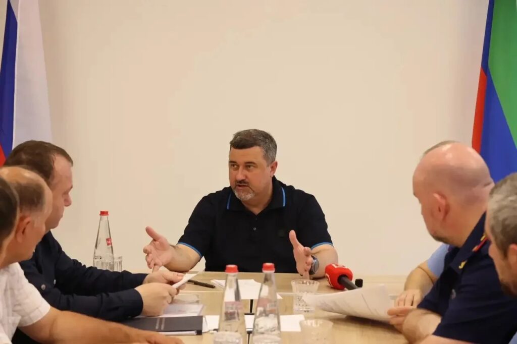 Фёдор Щукин проинспектировал восстановление Хасавюртовского района после паводков