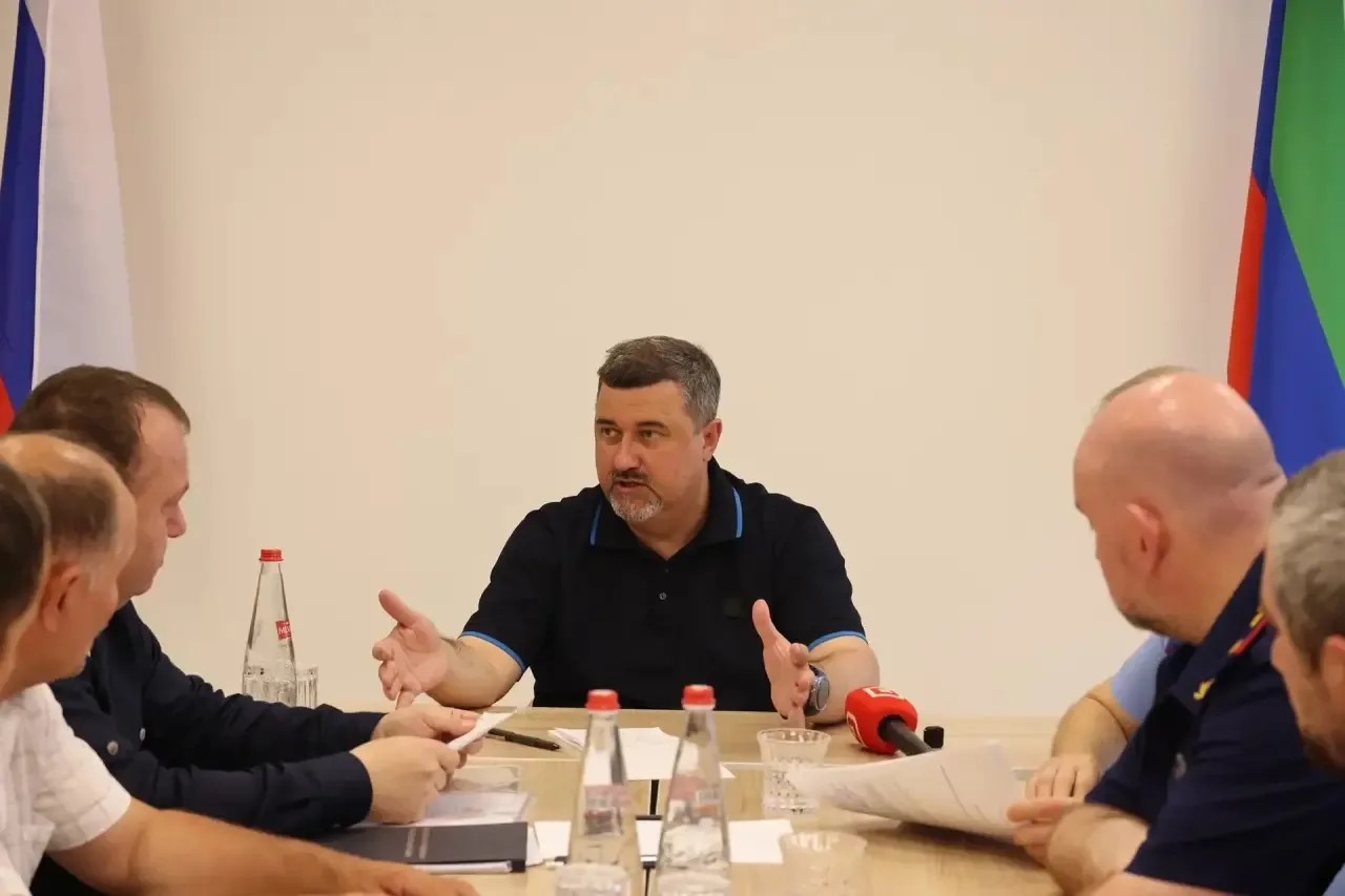 Фёдор Щукин проинспектировал восстановление Хасавюртовского района после паводков