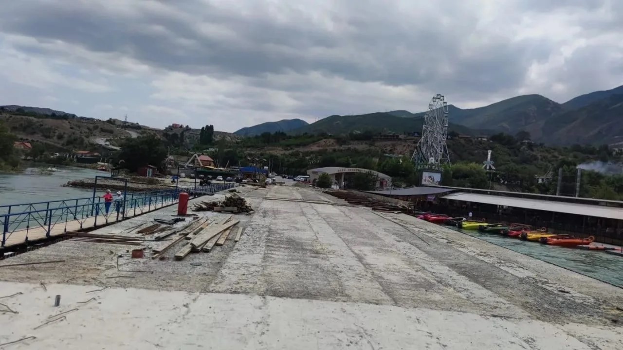 Капремонт моста к Сулакскому каньону в Дагестане выходит на финальную стадию