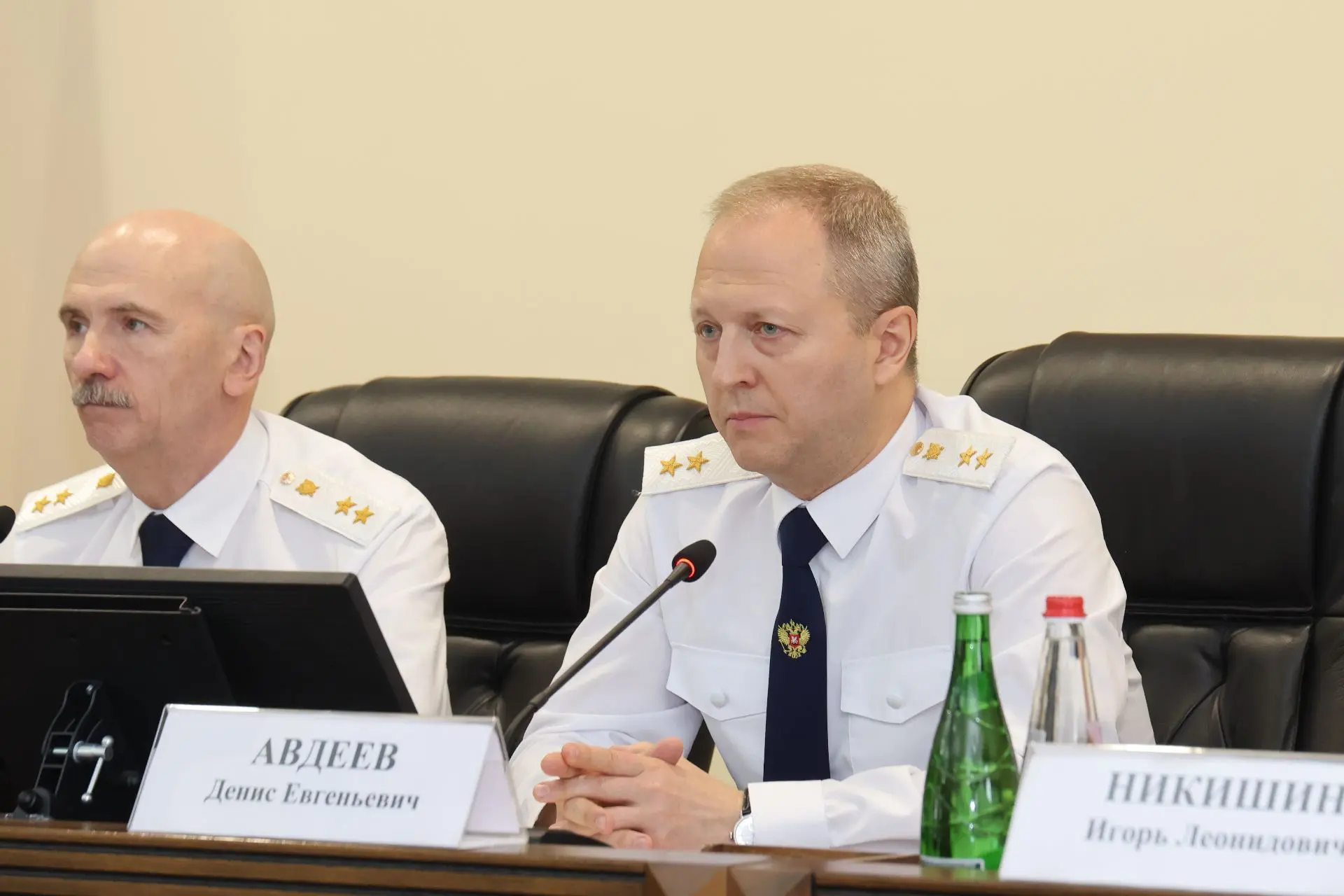 Заместитель Генпрокурора России Сергей Бажутов представил нового прокурора Дагестана Дениса Авдеева
