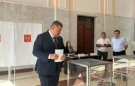 Фёдор Щукин проголосовал на выборах в Махачкале