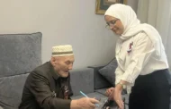В Каспийске 102-летний ветеран Великой Отечественной войны проголосовал на дому