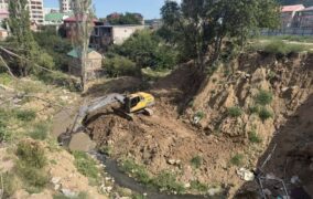 В Махачкале начались работы по расчистке русла реки Тарнаирки