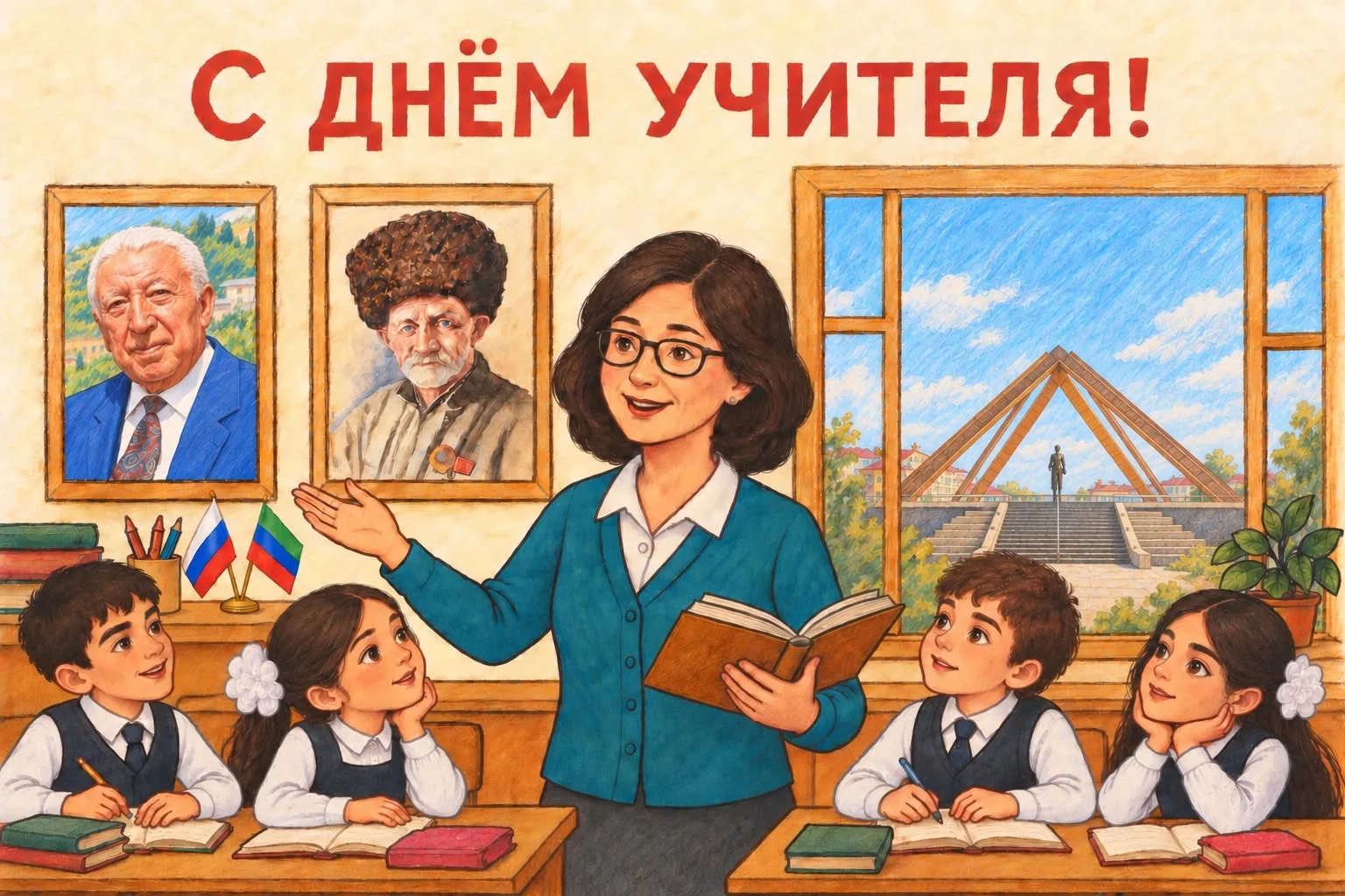 Фёдор Щукин поздравил педагогов Дагестана с Днём учителя